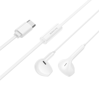 Borofone Earphones BM99 Star with microphone Typ C (DAC) white
