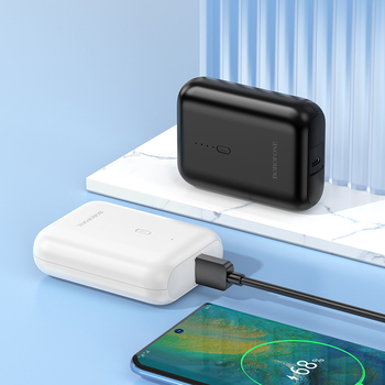 Borofone Power Bank 5000mAh BJ81 Stability - USB - czarny