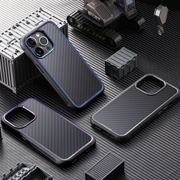 Rock Kevlar Series Aramid Fiber Case for Iphone 15 black