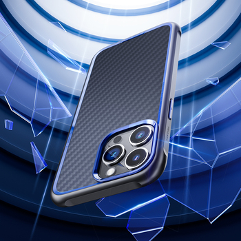 Rock Kevlar Series Aramid Fiber Case for Iphone 15 Pro black