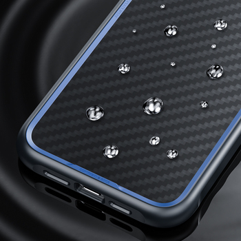 Rock Kevlar Series Aramid Fiber Case for Iphone 15 Pro Max black