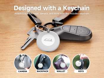 Lifemate Lokalizator GPS Bluetooth LifeTag Tracker HD-P16-3 Apple biały