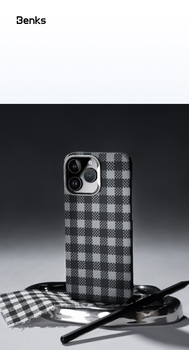Benks Etui Magnetic Armor Vichy Kevlar (BF66) do Iphone 16 Pro Max czarny