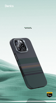 Benks Etui Magnetic Armor Pro Aurora Kevlar 600D (BC66) do Iphone 16 Pro Max (Camera Control Button)