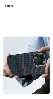 Benks Etui Magnetic Armor Pro Aurora Kevlar 600D (BC66) do Iphone 16 Pro Max (Camera Control Button)