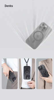 Benks Magnetic Lucid Armor Case (C066) for Iphone 16 Pro Max gold (Camera Control Button)