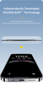 Benks Tempered glass JoyView Anti-reflection Glass for Iphone 15 Pro Max black