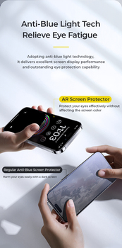 Benks Tempered glass JoyView Anti-reflection Glass for Iphone 15 Pro black