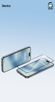 Benks Tempered glass Ultra Shield HD (AN65) for Iphone 16 Pro black