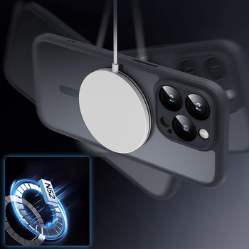 Full Matte Mag Cover do Samsung Galaxy S25 Ultra czarny