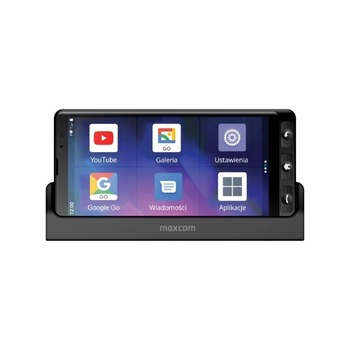 Smartfon - MAXCOM MS601 CZARNY + Etui Przezroczyste