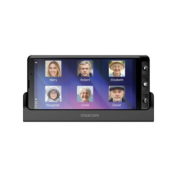 Smartfon - MAXCOM MS601 CZARNY + Etui Przezroczyste