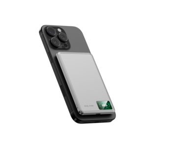 Blavec Power Bank 5000mAh BJ-03 Ultra Slim 7,8mm - Typ C - 22,5W magnetyczny indukcyjny Magsafe 3 w 1 (PBBJ03-MC5G) szary