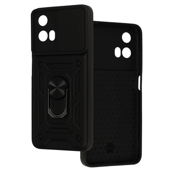 Slide Camera Armor Case do Motorola Moto G45 5G Czarny
