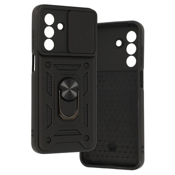 Slide Camera Armor Case for Samsung Galaxy A26 5G Black