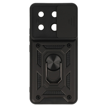 Slide Camera Armor Case do Xiaomi Redmi Note 13 Pro 5G Czarny