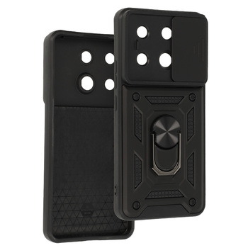 Slide Camera Armor Case do Xiaomi Redmi Note 13 Pro 5G Czarny