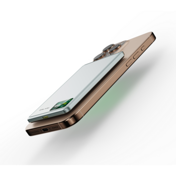 Blavec Power Bank 10000mAh BJ-03 Slim 13,5mm - Typ C - 22,5W magnetyczny indukcyjny Magsafe 3 w 1 (PBBJ03-MC10G) szary aluminium