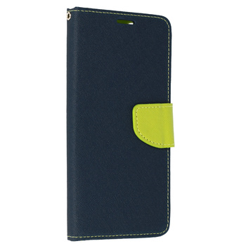 Kabura Fancy do Xiaomi Redmi Note 11 Pro/Note 11 Pro 5G granatowo-limonkowa