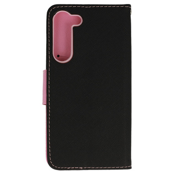 Fancy Case for Samsung Galaxy S23 Plus black-pink
