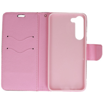 Fancy Case for Samsung Galaxy S23 Plus black-pink