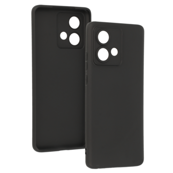 Back Case MATT for MOTOROLA EDGE 40 NEO 5G Black