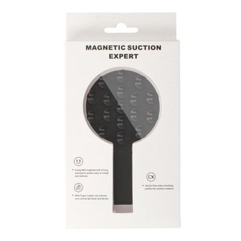 Silicone suction phone holder magnetic with ring MSH9 black
