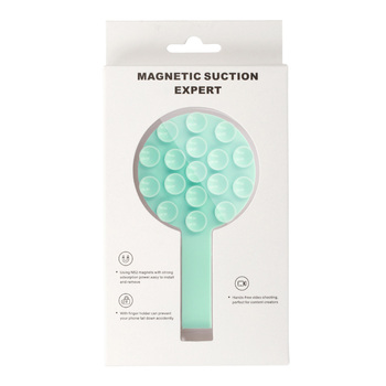 Silicone suction phone holder magnetic with ring MSH9 mint
