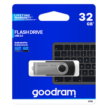 Pendrive GOODRAM UTS2 - 32GB USB 2.0 Czarny