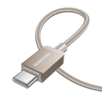 Borofone Kabel BX120 Placer - Typ C na Typ C - PD 60W 1 metr złoty