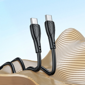 Borofone Kabel BX121 Energy - Typ C na Typ C - PD 60W 1 metr czarny