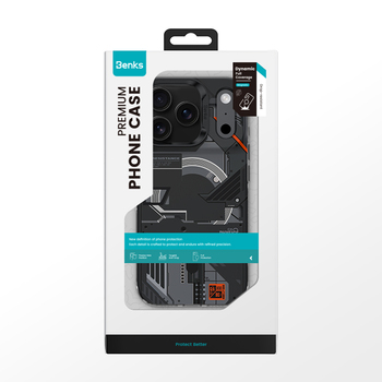 Benks Etui Dynamic Magnetic Mecha (D070) do Iphone 17 Pro Max czarny (Camera Control Button)