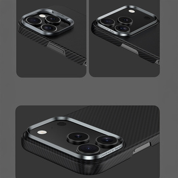 Benks Magnetic Armor Air Kevlar Case Metal Frame 600D (0068) for Iphone 17 Air black