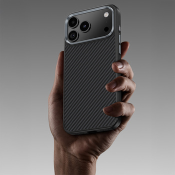 Benks Etui Magnetic Armor Pro Kevlar Metal Frame 600D (A067) do Iphone 17 czarny (Camera Control Button)