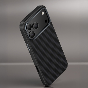 Benks Etui Magnetic Armor Pro Kevlar Metal Frame 600D (A068) do Iphone 17 Air czarny (Camera Control Button)