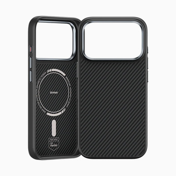 Benks Etui Magnetic Armor Pro Kevlar Metal Frame 600D (A070) do Iphone 17 Pro Max czarny (Camera Control Button)