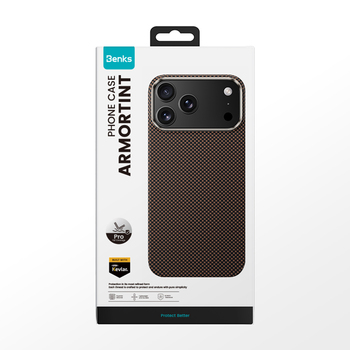 Benks Magnetic Armor Tint Kevlar 1000D (0067) for Iphone 17 gold