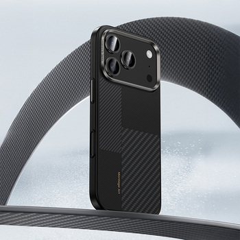 Benks Etui Montage Magnetic Armor Pro Kevlar Metal Frame 600D+1500D (MA70) do Iphone 17 Pro Max czarny (Camera Control Button)
