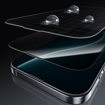 Benks Hartowane szkło Glass Warrior Privacy do Iphone 17 Air czarne