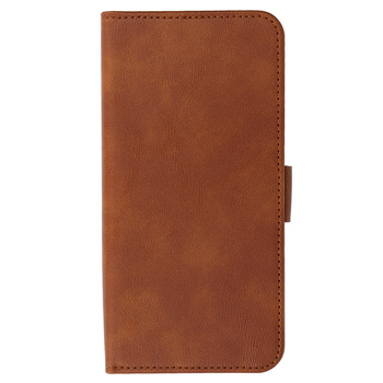 COMMON Universal Book Case (SIZE S) for Iphone 12/13/Samsung S6/A5 2016/Xcover 4/S22/Huawei P8 2017 brown