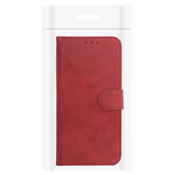 COMMON Universal Book Case (SIZE S) for Iphone 12/13/Samsung S6/A5 2016/Xcover 4/S22/Huawei P8 2017 red