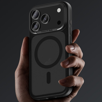 Benks Etui Magnetic Mist Metal Frame (0069) do Iphone 17 Pro czarny (Camera Control Button)