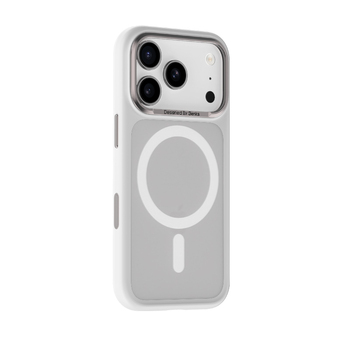 Benks Etui Magnetic Mist Metal Frame (0070) do Iphone 17 Pro Max biały (Camera Control Button)