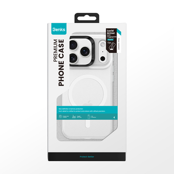 Benks Magnetic Lucid Armor Case (0069) for Iphone 17 Pro white (Camera Control Button)