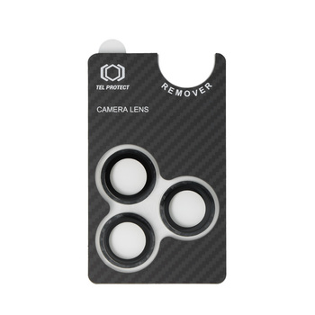 Hartowane szkło Tel Protect 3D Lens Aramid Series na aparat do Iphone 16 Pro/16 Pro Max (obiektyw 3 sztuki)