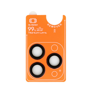 Tempered glass Tel Protect Titanium Lens 99% AR on camera for Iphone 17 Air black (lens 1 piece)