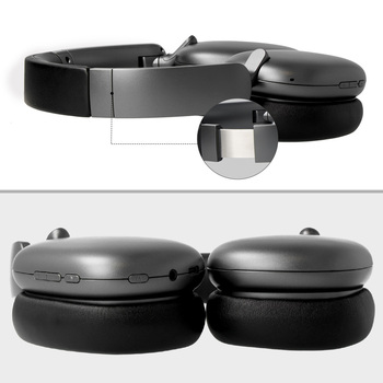 Blavec Słuchawki nauszne Bluetooth BO-10 Bass Expert ANC (BO10-B) czarne