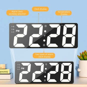 Zegar elektroniczny cyfrowy LED budzik