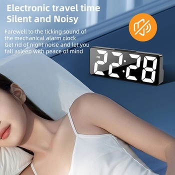 Zegar elektroniczny cyfrowy LED budzik