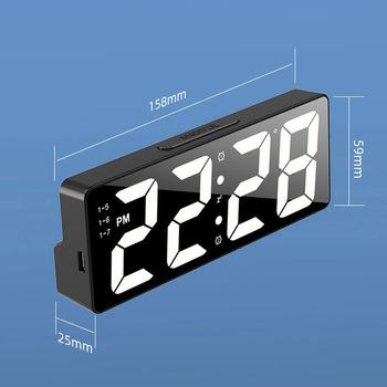 Zegar elektroniczny cyfrowy LED budzik